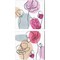 Think Pink A by Lisa Audit 14" x 14" Canvas Wall Art (Set of 2)